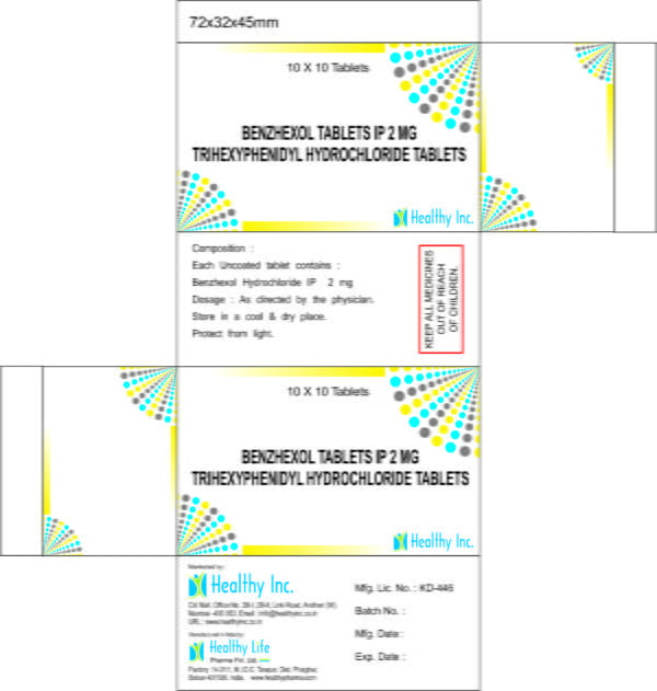 Trihexyphenidyl Hydrochloride Tablets