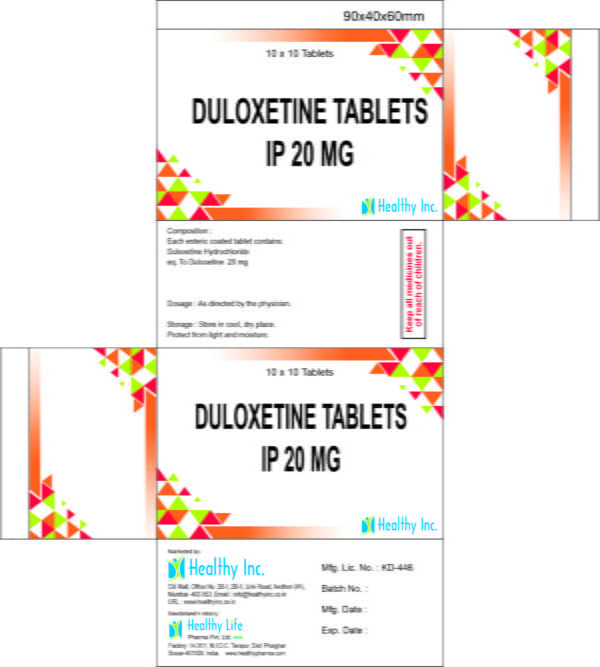 Duloxetine Tablets , डुलोक्सेटिन गोलियाँ , comprimidos de duloxetina , comprimés de duloxétine , قرص دولوكسيتين ملغ , 片度洛西汀片 毫克 , comprimidos de duloxetina , Дулоксетин Таблетки , デュロキセチン錠 , suppliers India, Exporters,Wholesalers India, Distributors India, Generic Supplier, who gmp certified manufacturer