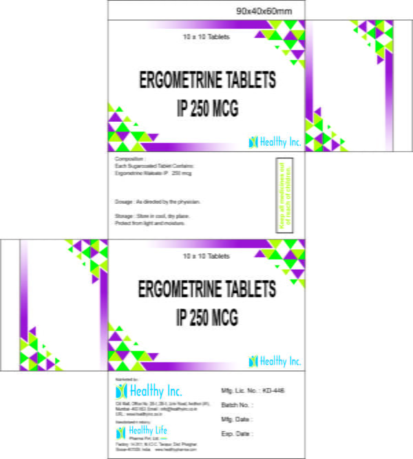 Ergometrine Tablets mcg , एर्गोमेट्रिन टैबलेट एमसीजी , Comprimidos de Ergometrina mcg , comprimés d'ergométrine mcg , قرص إرغومترين ميكروجرام ,麥角新鹼片 微克 , comprimidos de ergometrina mcg , Эргометрин таблетки мкг , エルゴメトリン錠 mcg ,suppliers India, Exporters,Wholesalers India, Distributors India, Generic Supplier,who gmp certified manufacturer, pharmaceutical companies in Mumbai , pharmaceutical manufacturing companies in Mumbai , pharmaceutical manufacturing companies, pcd pharma franchise, third party manufacturing pharma company, pharmaceutical third party manufacturing, pharmaceutical manufacturers in India, pharmaceutical manufacturer India, pharma manufacturers in India, pharma company in Mumbai, pharma manufacturer in Mumbai, active pharma ingredients India, pcd pharma franchise company, pcd pharma franchise in India, drug manufacturing companies in Mumbai, contract manufacturing companies in Mumbai, pharmaceutical contract manufacturing companies in Mumbai, pharmaceutical contract manufacturing companies in India, top pharma exporter in Mumbai, top pharma exporter in India, third party pharma exporter in Mumbai, third party pharma exporter in India, third party pharmaceutical companies in Mumbai , third party pharmaceutical manufacturing companies in Mumbai , third party pharmaceutical manufacturing companies