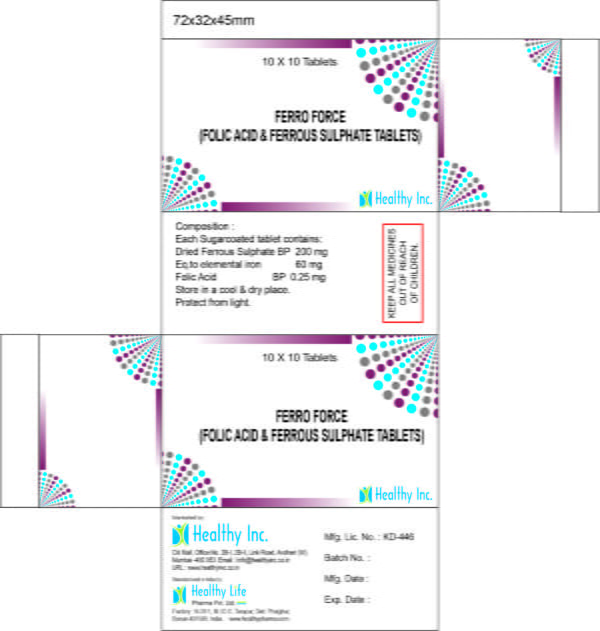 Ferrous Folic Tablets