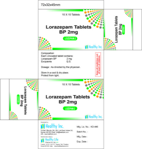 Lorazepam Tablets