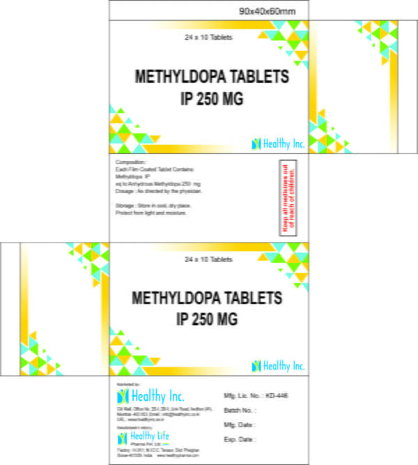 Methyldopa Tablet manufacturer