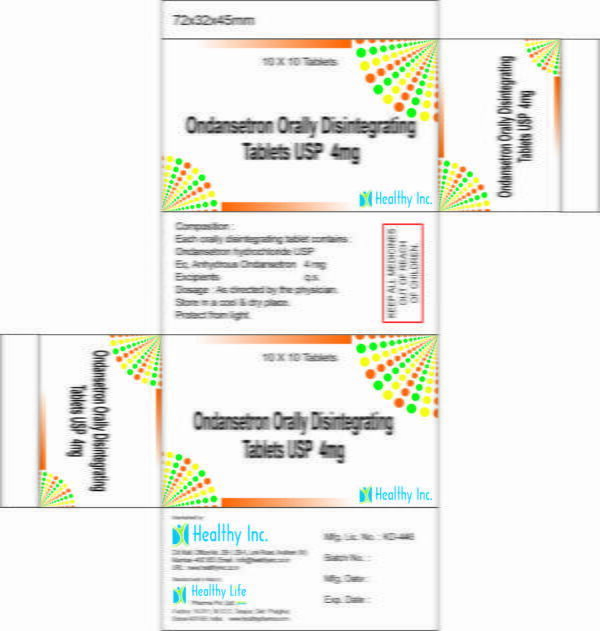 Ondansetron Orally Disintegrating Tablets