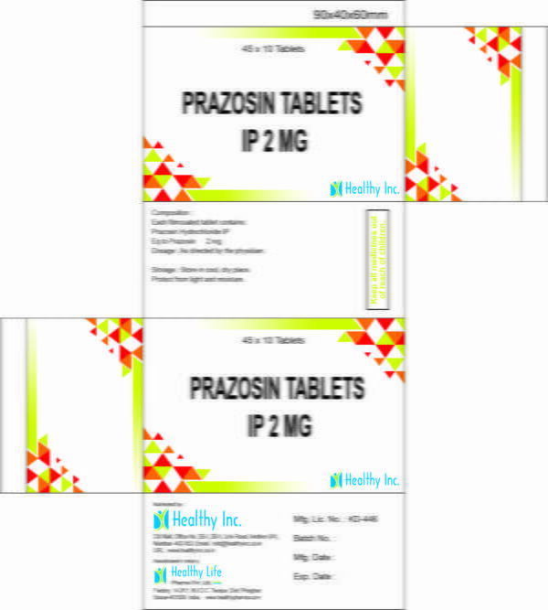 Prazosin Tablets ,. प्राज़ोसिन गोलियाँ एमजी.एमजीएमजी , comprimidos de prazosina , Comprimés de Prazosine , قرص برازوسين ملجم .ملجم ملجم , 片哌唑嗪片 , Comprimidos de Prazosina , Таблетки Празозин. , プラゾシン錠。 , suppliers India, Exporters, Wholesalers India, Distributors India, Generic Supplier, who gmp certified manufacturer