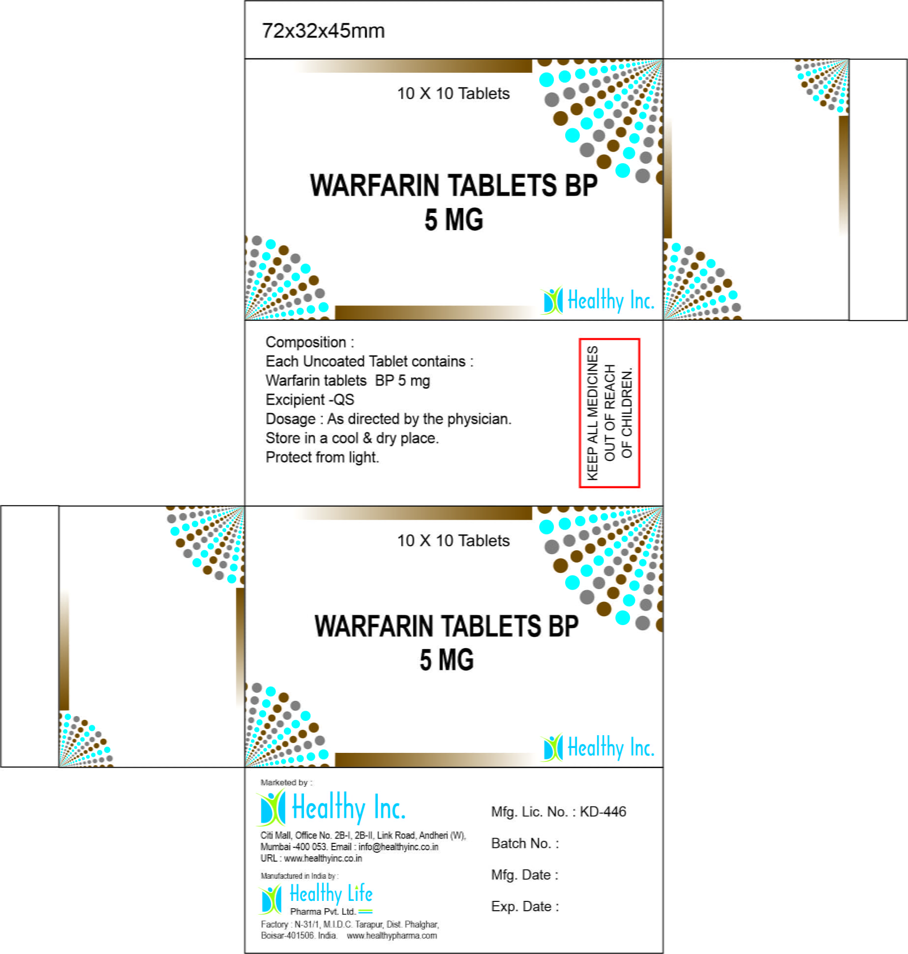 Warfarin Tablets Who Gmp Manufacturer Export Healthy Inc