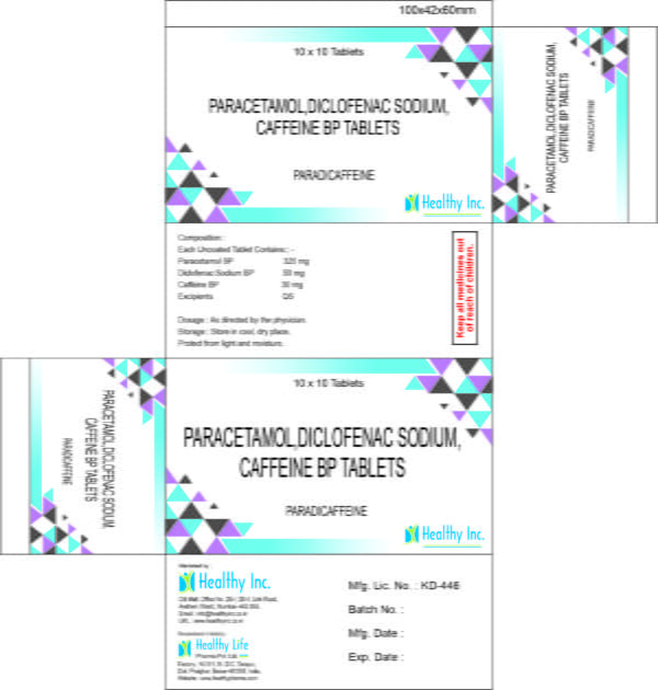 Paracetamol Diclofenac sodium tablets
