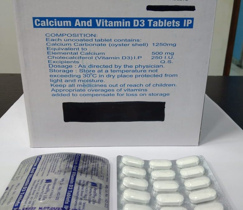 Calcium With Vitamin D3 Tablets