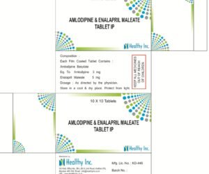 Amlodipine With Enalapril maleate Tablets