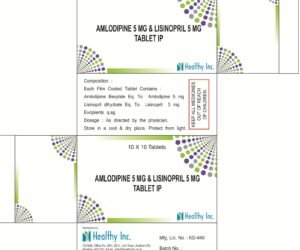 Amlodipine With Lisinopril Dehydrate Tablets