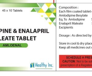 Amlodipine With Enalapril maleate Tablets