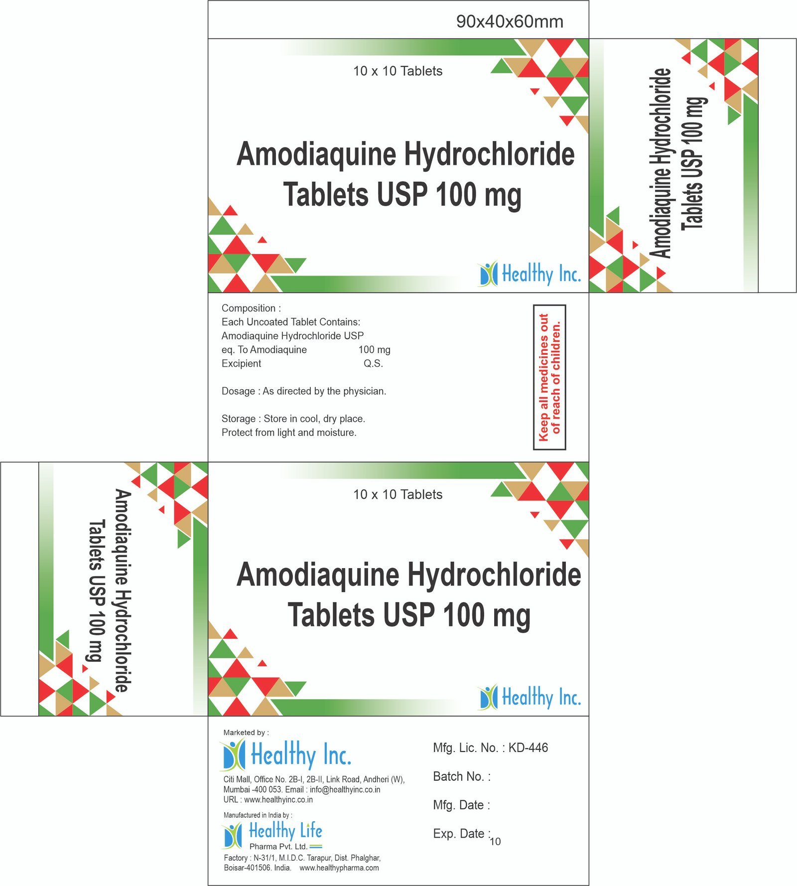 Amodiaquine Tablets