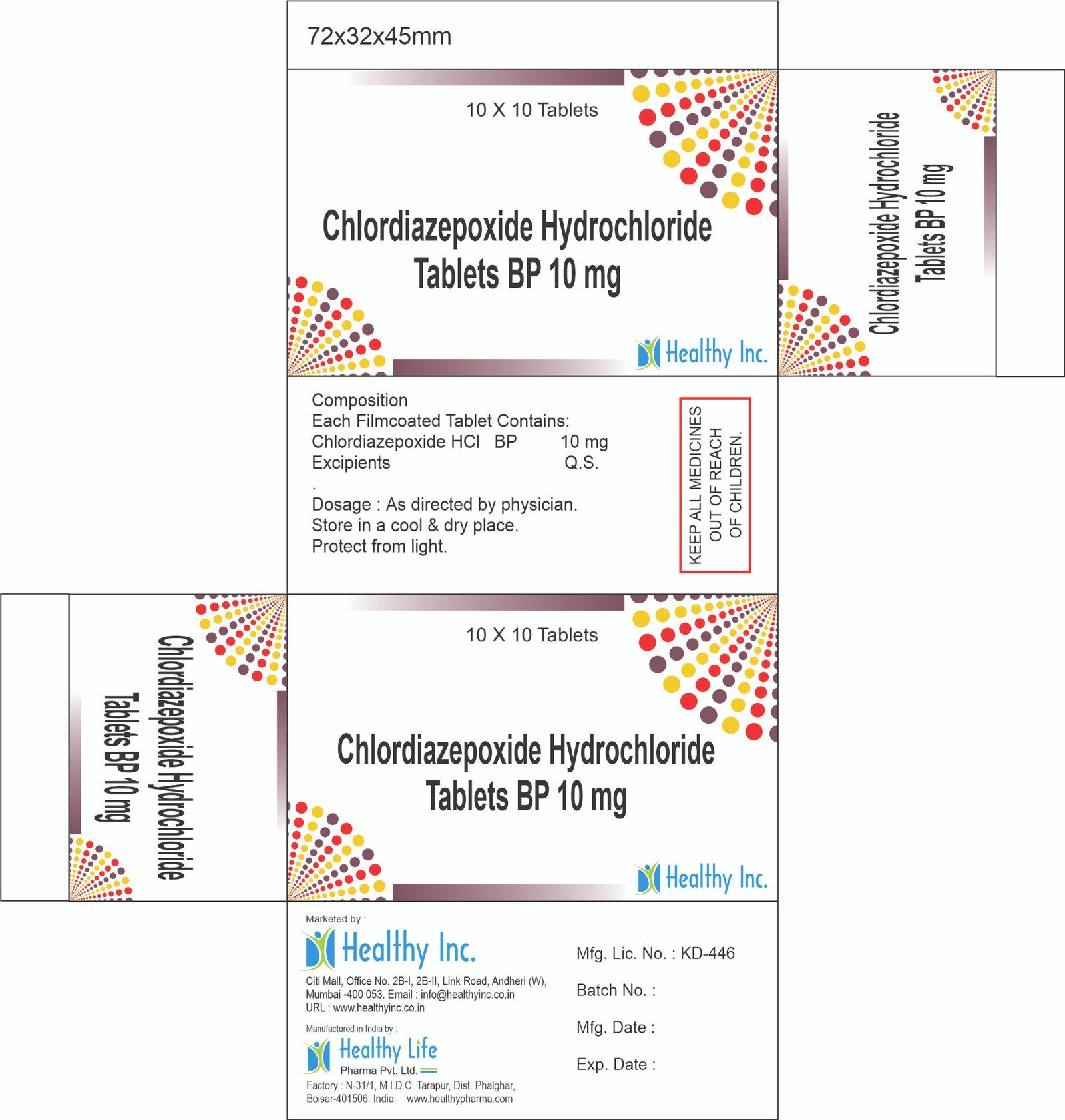 Chlordiazepoxide Hydrochloride Tablets
