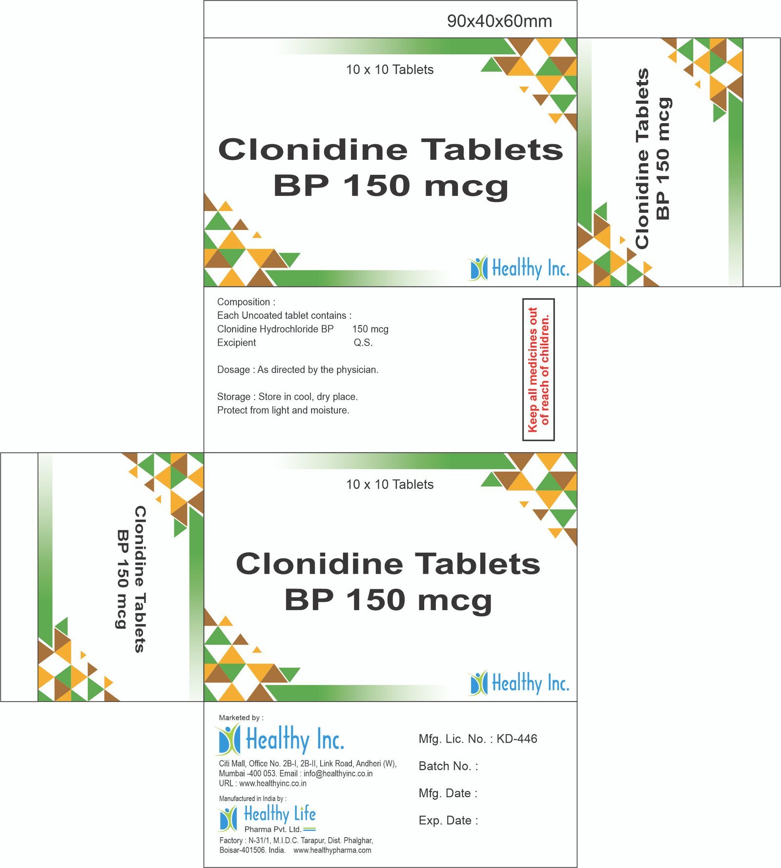 Clonidine Tablets