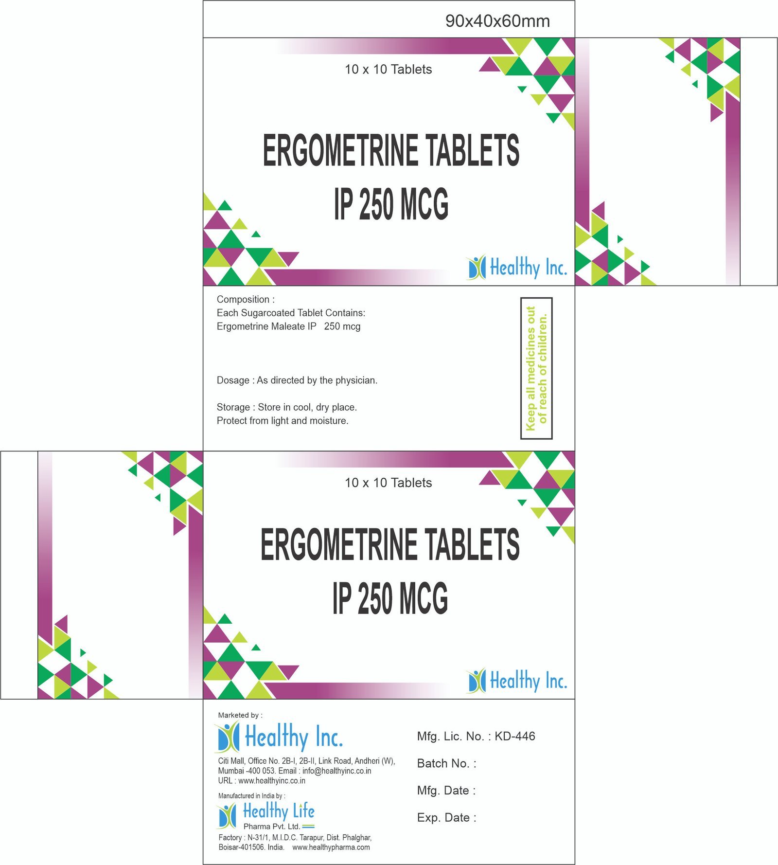 Ergometrine Tablets