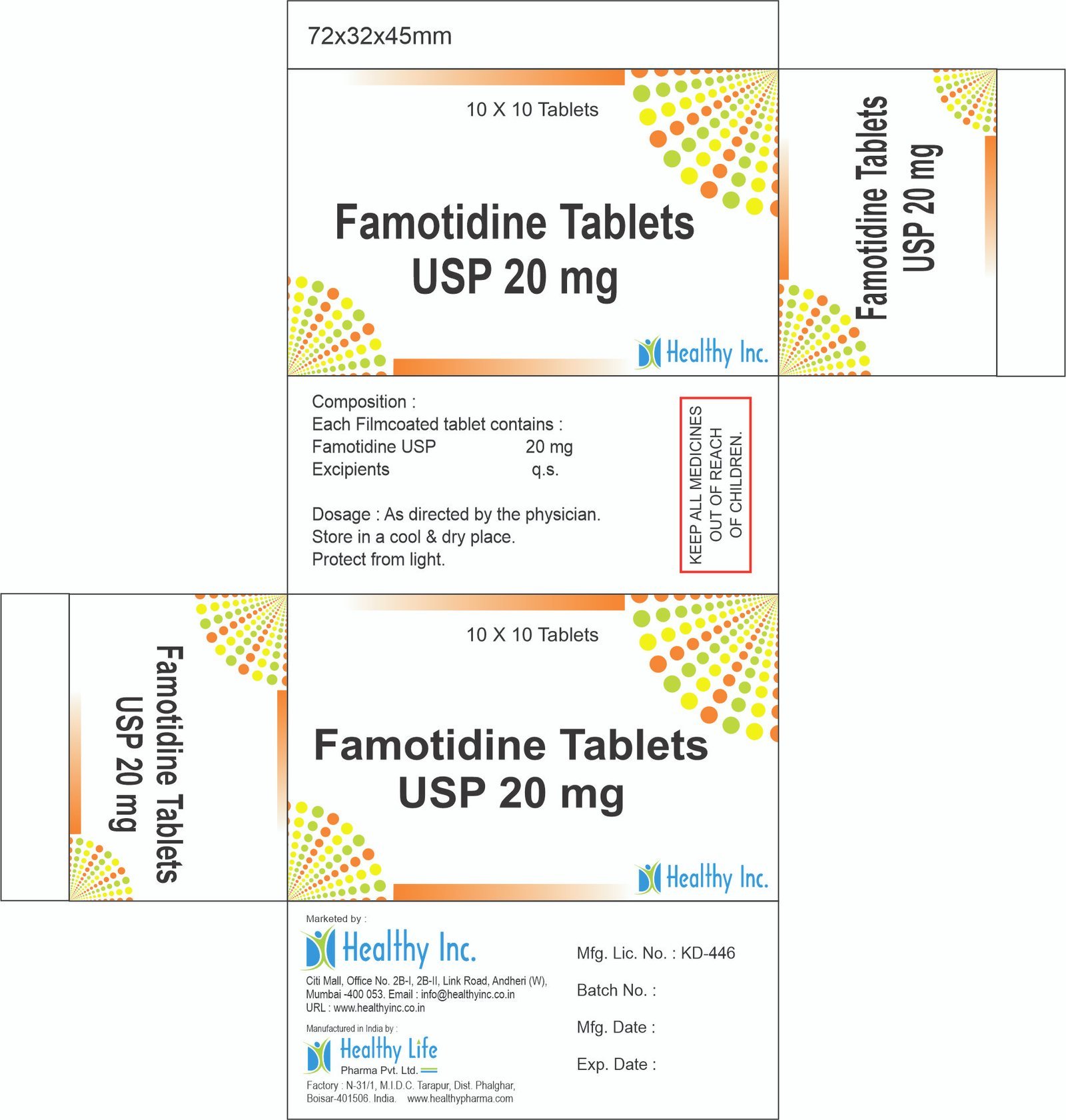 Famotidine Tablets