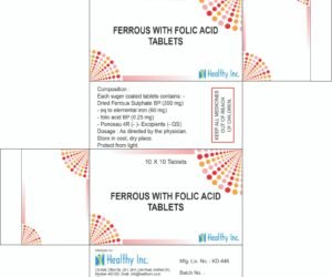 Ferrous fumarate with folic acid Tablet
