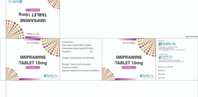 Imipramine Tablets, Imipramine Tablets 25mg, Imipramine 75mg Tablets, Tofranil Generic, Depsonil Generic, Antidepressant Tablet, Tricyclic Antidepressant (TCA), Bedwetting Medicine, Nocturnal Enuresis Tablet, Mood Stabilizer, Neuropathic Pain Drug, Childhood Enuresis Drug, Panic Disorder Medicine, CAS 113-52-0, Healthy Inc Psychiatry Medicines, WHO GMP Certified Tablet Unit, Contract Manufacturing Imipramine, Third Party Manufacturing Pharma, Hospital Bulk Supply Psychiatry, Ministry of Health Tender, Government Tender Pharma Supplier, NGO Medicine Procurement, Pediatric Clinic Supply, HS Code 30049099, Imipramine Supplier Africa, Antidepressant Exporter Philippines, Imipramine HCl USP BP, Medicine Export to Africa, Pharmaceutical Drop Shipper, B2B Pharma Marketplace, Medicine Export to LATAM, Tabletas de Imipramina, Tabletas Antidepresivas, Comprimés d'Imipramine, Antidépresseur Tricyclique, Medicamento Enuresis Nocturna, Tratamiento Depresión Mayor, Comprimidos de Imipramina, Medicamentos Psiquiátricos, Имипрамин таблетки, Антидепрессанты, Лечение энуреза, أقراص إيميبرامين, دواء الاكتئاب, علاج التبول اللاإرادي, イミプラミン塩酸塩錠, 抗うつ薬, 夜尿症治療薬, 丙咪嗪片, 抗抑郁药, 遗尿症药, Antidep Generic, Prymole Generic, Global Pharmaceutical Suppliers Africa LATAM