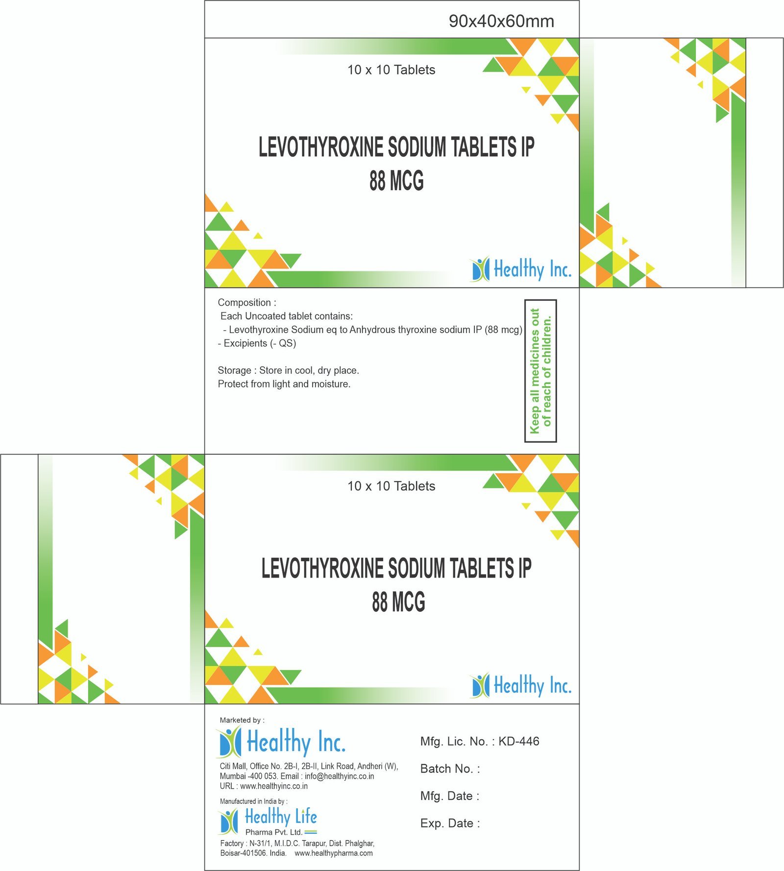 Levothyroxine Tablets