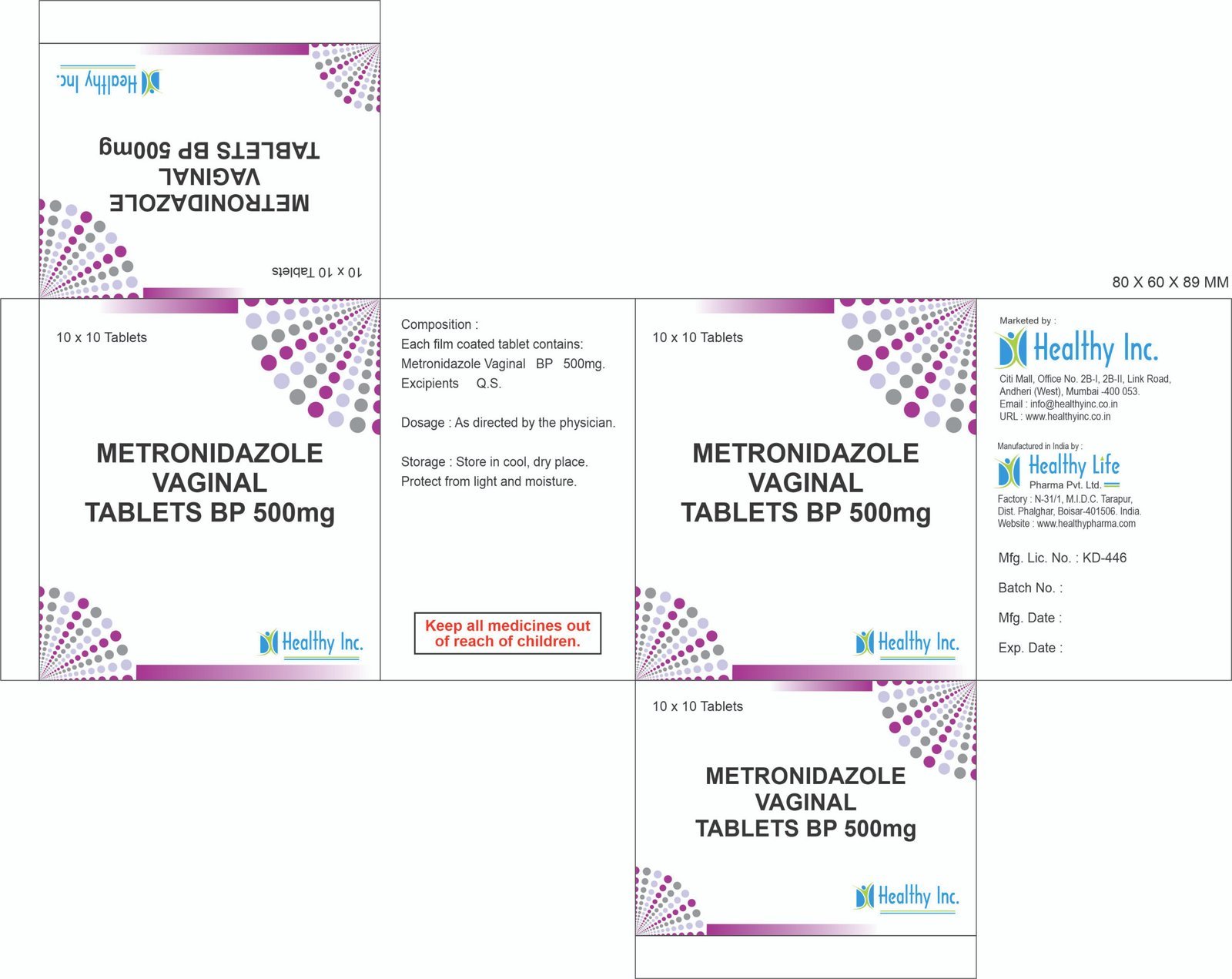 Metronidazole Vaginal Tablets