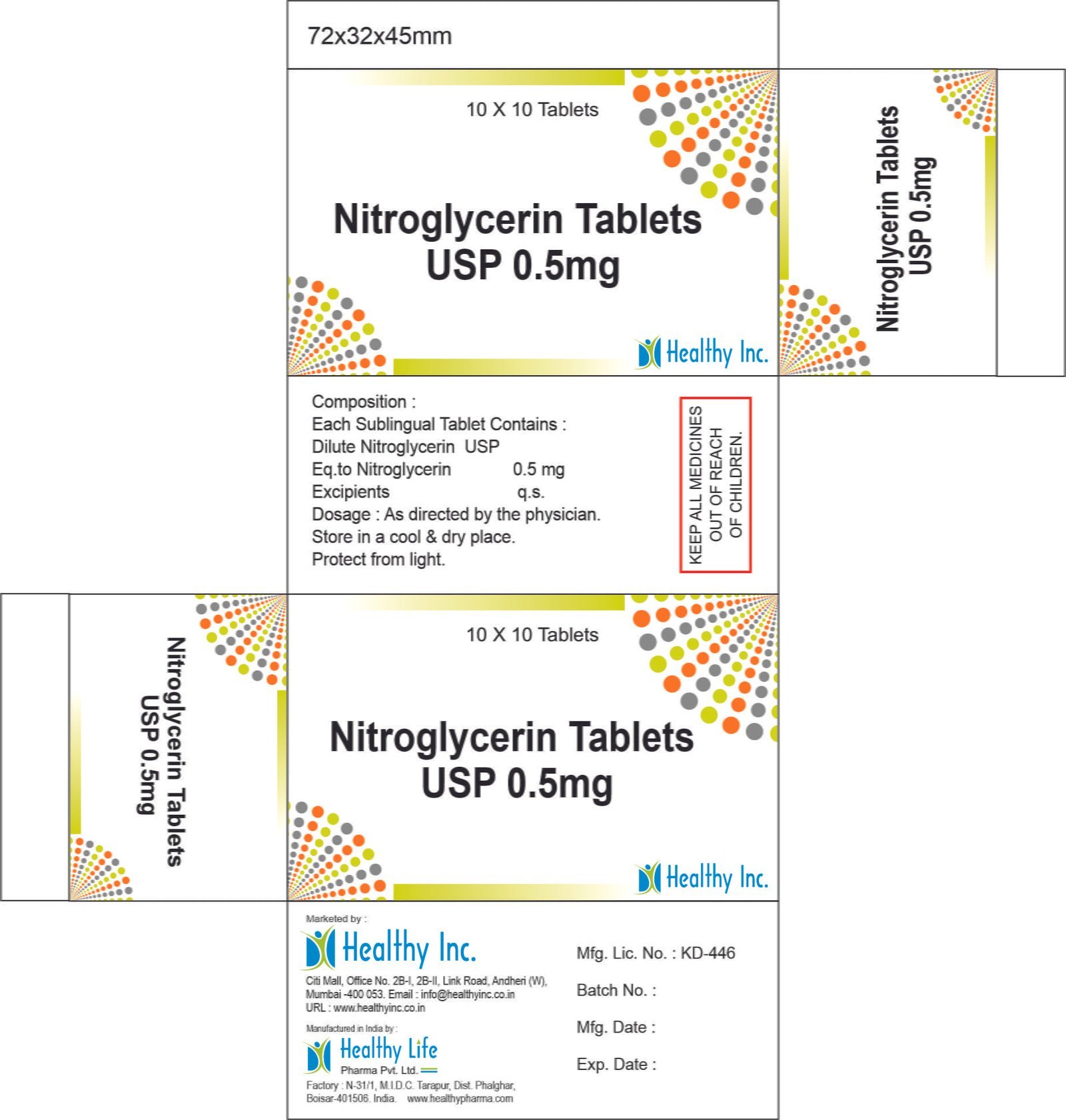 Nitroglycerin Tablets