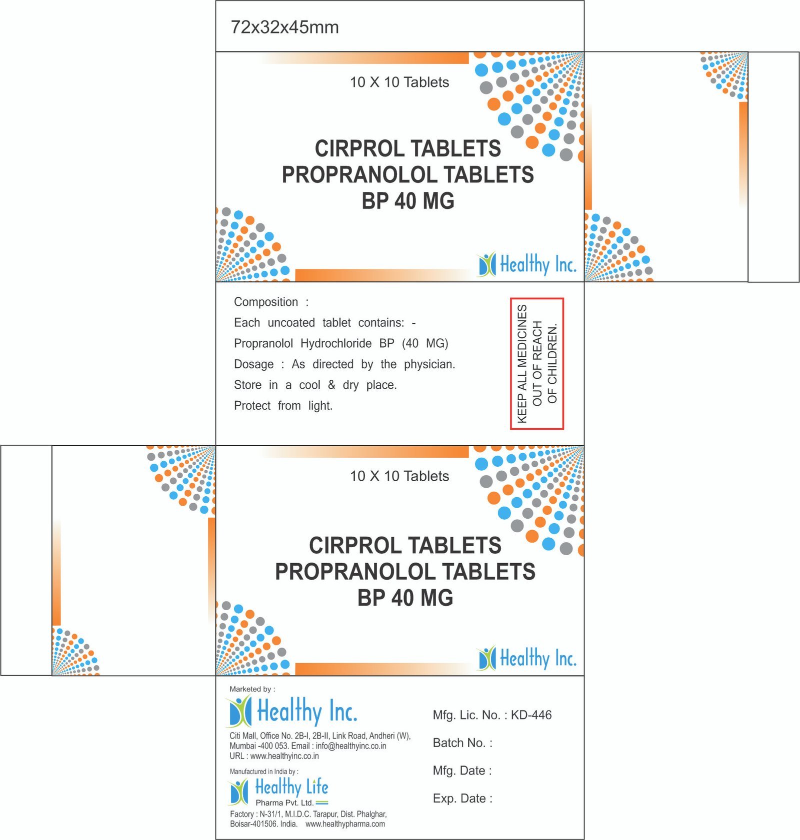 Propranolol Tablets