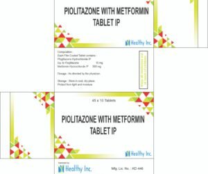 Metformin hydrochloride & pioglitazone sr Tablets
