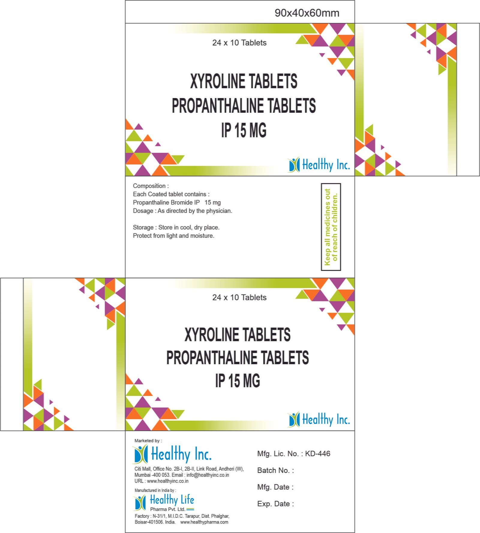 Propanthaline Tablets