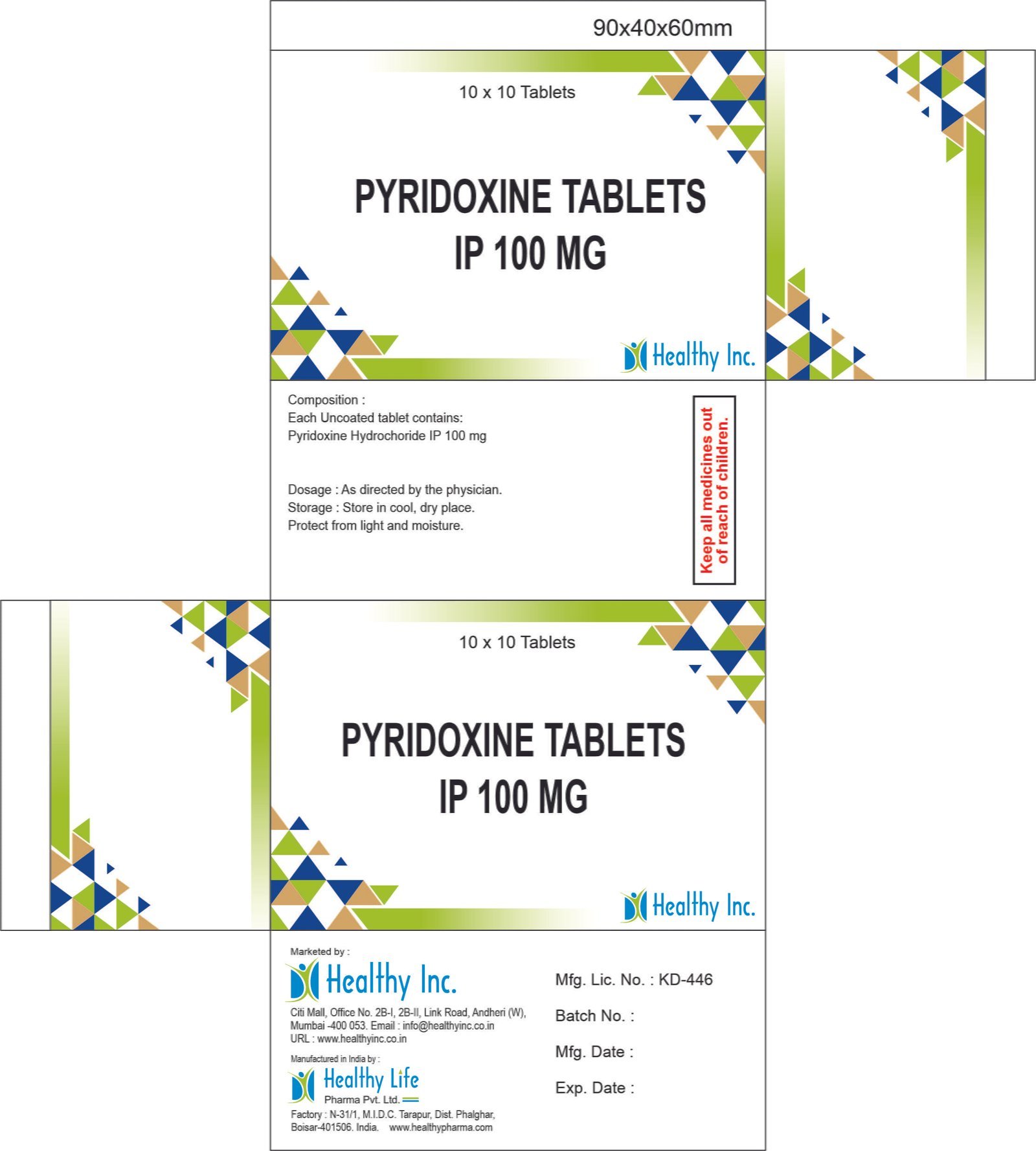 Pyridoxine Tablets