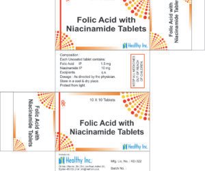 Folic Acid + Niacinamide Tablets, Folic Acid Niacinamide Tablets, Folic Acid 5mg Niacinamide 50mg, Vitamin B9 Vitamin B3 Tablet, Nicotinamide Folic Acid, B-Complex Tablet, Pregnancy Supplement, Megaloblastic Anemia Drug, Pellagra Treatment, Skin Health Vitamin, DNA Repair Supplement, Cellular Energy Tablet, Neural Tube Defect Prevention, Antenatal Vitamin, CAS 59-30-3 (Folic Acid), CAS 98-92-0 (Niacinamide), Healthy Inc Nutritional Medicines, WHO GMP Certified Tablet Unit, Contract Manufacturing Vitamin Tablets, Third Party Manufacturing Pharma, Hospital Bulk Supply Dermatology, Ministry of Health Tender, Government Tender Pharma Supplier, NGO Medicine Procurement, Public Health Supply, HS Code 30045010, Vitamin Supplier Africa, Supplement Exporter Philippines, Folic Acid USP BP, Medicine Export to Africa, Pharmaceutical Drop Shipper, B2B Pharma Marketplace, Medicine Export to LATAM, Tabletas de Ácido Fólico y Niacinamida, Suplemento Vitamínico, Comprimés d'Acide Folique et Niacinamide, Vitamine B, Medicamento Anemia y Piel, Tratamiento Pelagra, Comprimidos de Ácido Fólico e Niacinamida, Medicamentos Nutricionales, Фолиевая Кислота Ниацинамид, Витамины группы В, Лечение анемии, أقراص حمض الفوليك ونياسيناميد, مكمل فيتامين ب, علاج البلاغرا, 葉酸・ナイアシンアミド錠, ビタミン剤, 貧血・皮膚治療薬, 叶酸烟酰胺片, 维生素B族, 孕期营养, Folvite Generic, Niacin Generic, Global Pharmaceutical Suppliers Africa LATAM