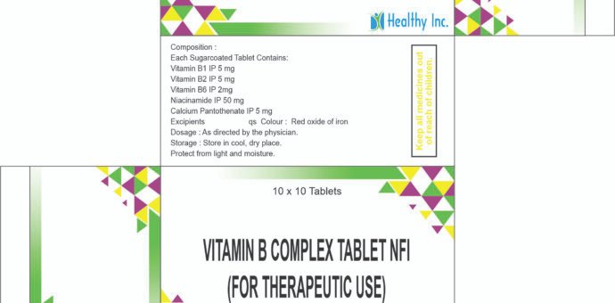 Vitamin b1 + vitamin b2 + vitamin b6 + Niacinamide + calcium Pantothenate , Vitamin B Complex Tablets, Thiamine Riboflavin Pyridoxine Niacinamide Calcium Pantothenate, Becosules Generic (Modified), Polybion Generic, Mouth Ulcer Tablet, Stomatitis Medicine, Glossitis Treatment, Cheilosis Remedy, Energy Booster Vitamin, Anti-Stress Vitamin, B-Complex Prophylactic, General Debility Medicine, Metabolic Support Tablet, Oral Health Vitamin, CAS 59-43-8 (B1), CAS 83-88-5 (B2), Healthy Inc Nutritional Medicines, WHO GMP Certified Tablet Unit, Contract Manufacturing Vitamin Tablets, Third Party Manufacturing Pharma, Hospital Bulk Supply General Medicine, Ministry of Health Tender, Government Tender Pharma Supplier, NGO Medicine Procurement, Public Health Supply, HS Code 30045010, Vitamin Supplier Africa, Supplement Exporter Philippines, Vitamin B Complex USP BP, Medicine Export to Africa, Pharmaceutical Drop Shipper, B2B Pharma Marketplace, Medicine Export to LATAM, Tabletas de Complejo B, Suplemento Vitamínico, Comprimés de Vitamine B Complexe, Vitamine B1 B2 B6, Medicamento Úlceras Bucales, Tratamiento Fatiga, Comprimidos de Complexo B, Medicamentos Nutricionales, Витамин В Комплекс таблетки, Витамины группы В, Лечение стоматита, أقراص فيتامين ب مركب, مكمل غذائي عام, علاج تقرحات الفم, ビタミンB群錠, ビタミン剤, 口内炎治療薬, 复合维生素B片, 营养补充剂, 口腔溃疡药, B-Plex Generic, Cobadex Generic, Global Pharmaceutical Suppliers Africa LATAM